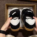 Damen Sportliche Sneaker im modernen Design mit praktischem Klettverschluss