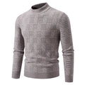 Herren Strickpullover mit strukturiertem Design und hohem Kragen R&B