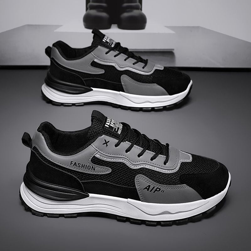 Damen Sportliche Lauf-Sneaker mit atmungsaktiver Mesh-Oberfläche und dämpfender Sohle EB