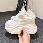 Damen Plateau-Sneaker mit extrem dämpfender Sohle und atmungsaktiver Oberfläche R&B