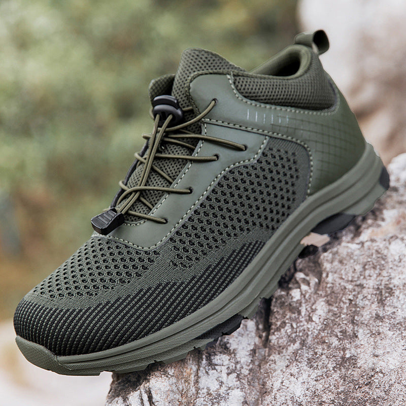 Herren Atmungsaktive Trail-Schuhe mit flexiblem Schnürsystem R&B