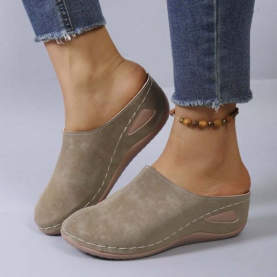 Damen Clogs mit ergonomischem Fußbett und rutschfester Sohle R&B