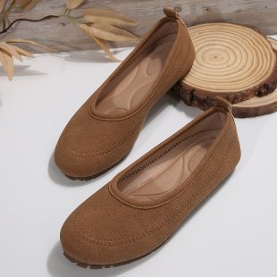 Damen Atmungsaktive und modische Slip-On Ballerinas R&B