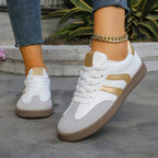 Damen Sportliche Sneakers mit eleganten Metallic-Details R&B