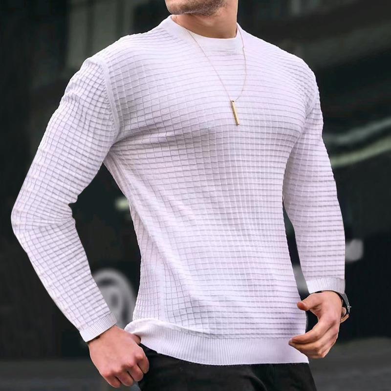 Herren Strickpullover mit strukturiertem Design R&B