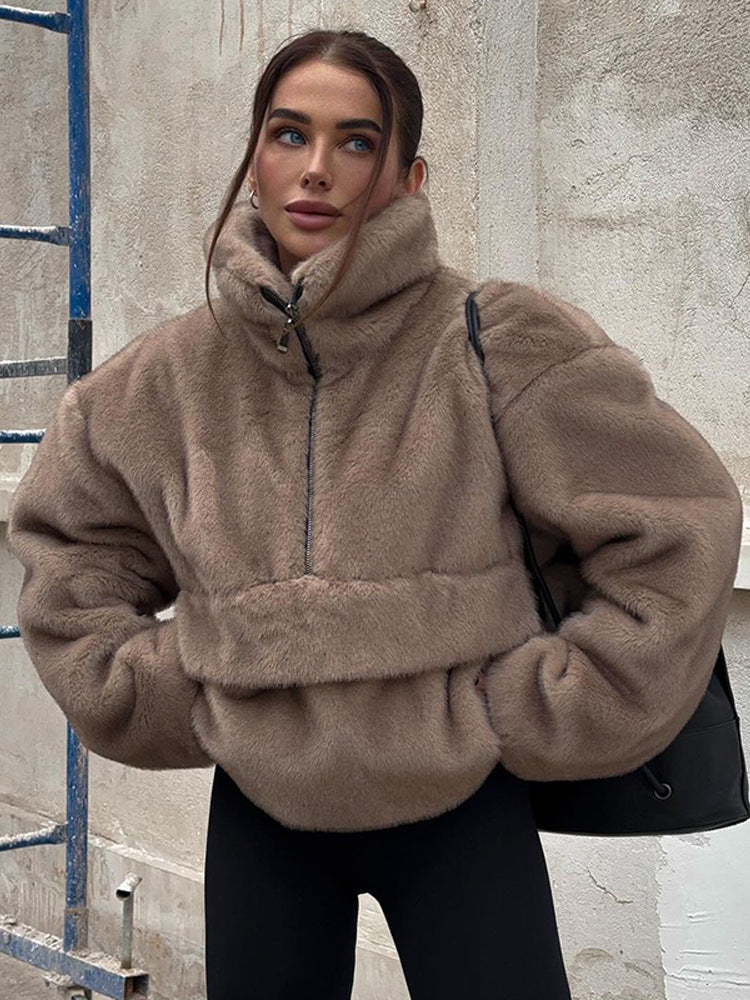Damen Kuschelige Steppjacke R&B