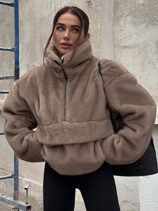 Damen Kuschelige Steppjacke R&B