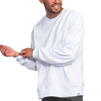 Herren lässiger Rundhals-Sweatshirt mit Vintage-Waschung und bequemen Bund