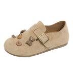 Damen Clogs mit süßem Tiermuster und modischem Verstellriemen R&B