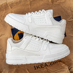 Damen Sportliche Sneakers mit atmungsaktiver Oberflächenstruktur und gepolsterter Sohle R&B