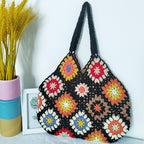 Damen Handgefertigte Häkel-Shopper-Tasche R&B