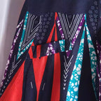 Damen Blazer mit auffälligem geometrischen Muster und eleganter Schnittführung
