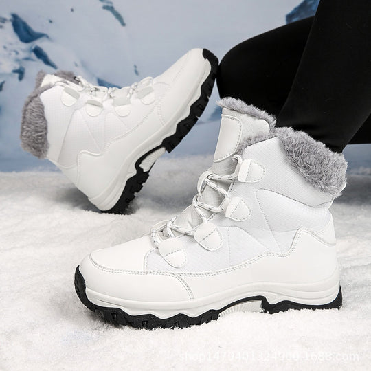 Damen Warme Winterstiefel mit isolierendem Fleece und rutschfester Sohle R&B