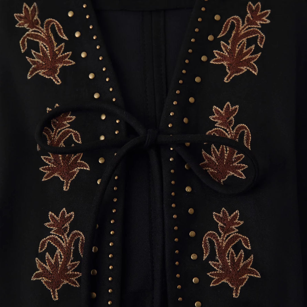 Damen Elegante und kunstvoll gestickte Weste R&B