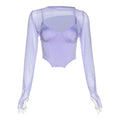 Damen Sportliches und elegantes Oberteil mit langem Arm R&B
