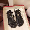 Damen stilvolle Flip-Flops mit elegantem Riemendesign und komfortabler Sohle EB