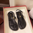 Damen stilvolle Flip-Flops mit elegantem Riemendesign und komfortabler Sohle EB