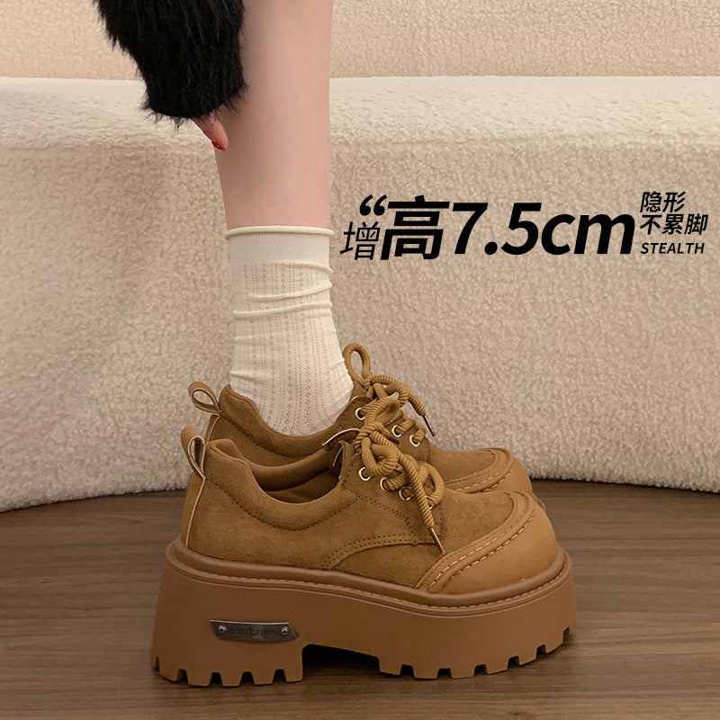 Damen Chunky Schnürschuhe mit robustem Plateau von R&B