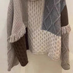 R&B | Schicker & Stylischer Strickpullover in Kontrastfarbe