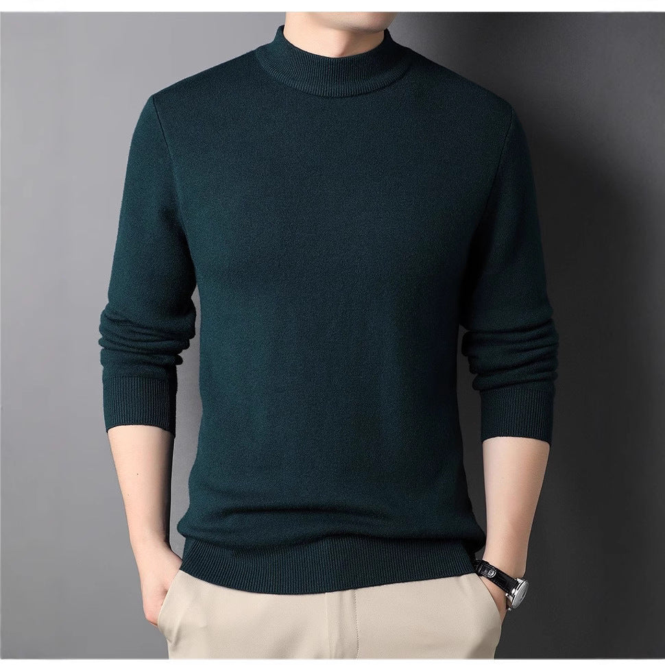Herren Feinstrickpullover mit Rollkragen und soften Materialien R&B