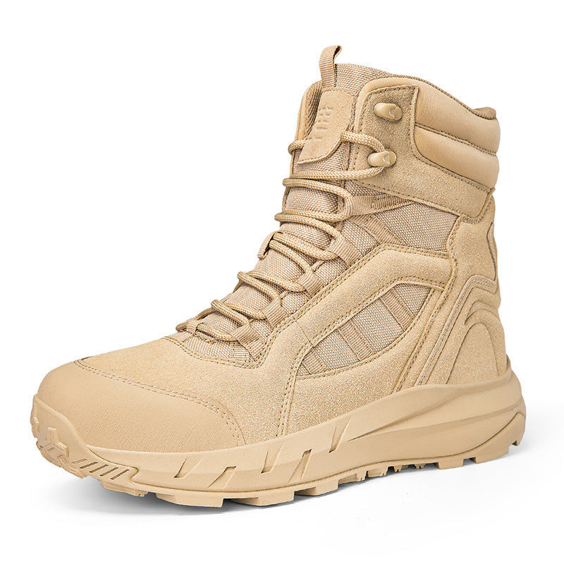 Herren Hohe Outdoor-Wanderschuhe mit rutschfester Sohle und atmungsaktivem Obermaterial
