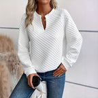 Damen Sweatshirt mit strukturiertem Design