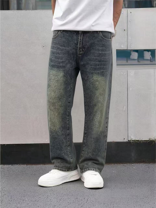 Herren lässige Jeans mit einzigartigem Design R&B