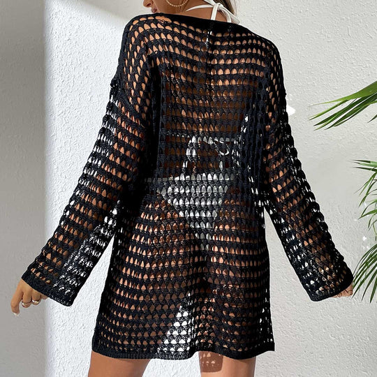 Damen schmeichelndes Stricktop mit weitem Schnitt R&B