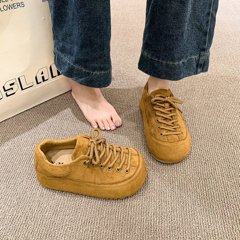 Damen Komfortable Sneaker aus weichem Wildleder R&B