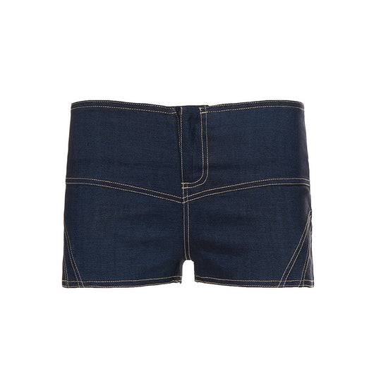 Damen Denim-Shorts mit hohem Bund und stylischem Schnitt R&B