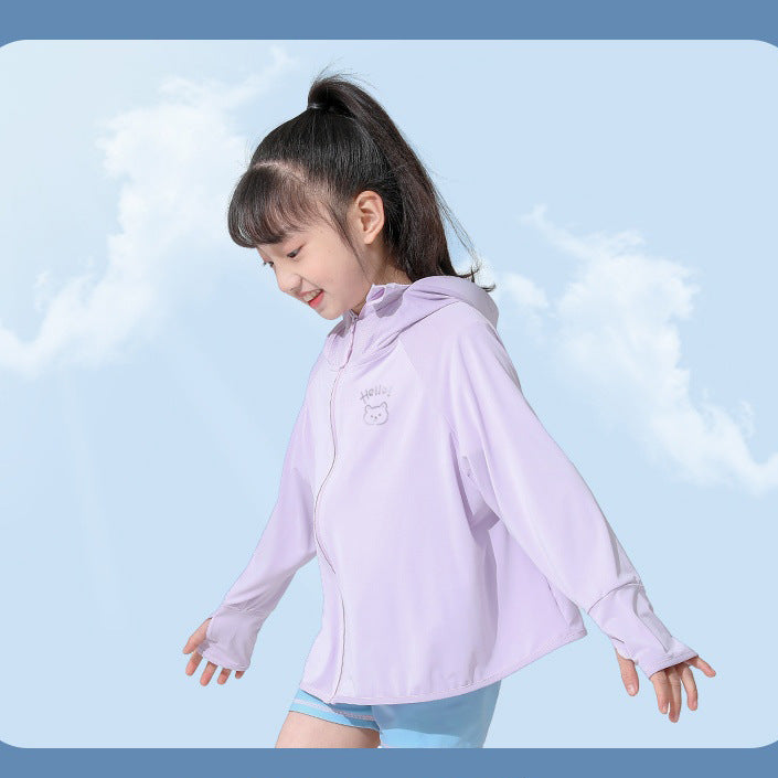Jungen UV-Schutz Kapuzenjacke R&B