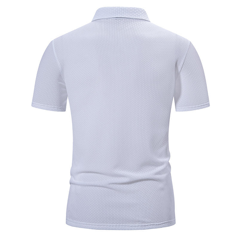 Herren Polohemd mit strukturiertem Design und modernen Akzenten