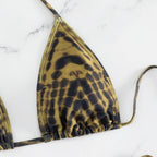 Damen Triangel-Bikini mit verstellbaren Schnürdetails R&B