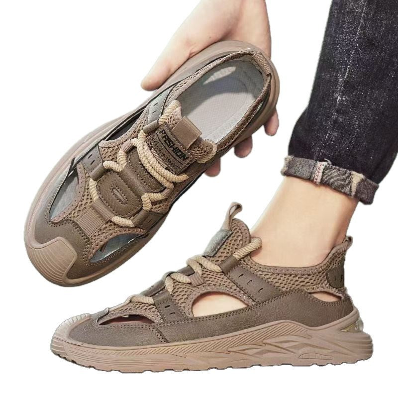 Damen Sportliche Sandalen mit atmungsaktivem Mesh-Innenfutter von R&B