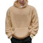 Herren bequemer Oversized Kapuzenpullover R&B