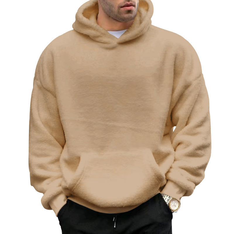 Herren bequemer Oversized Kapuzenpullover R&B
