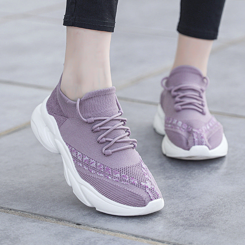 Damen Sportliche High-Performance Sneaker mit atmungsaktivem Mesh-