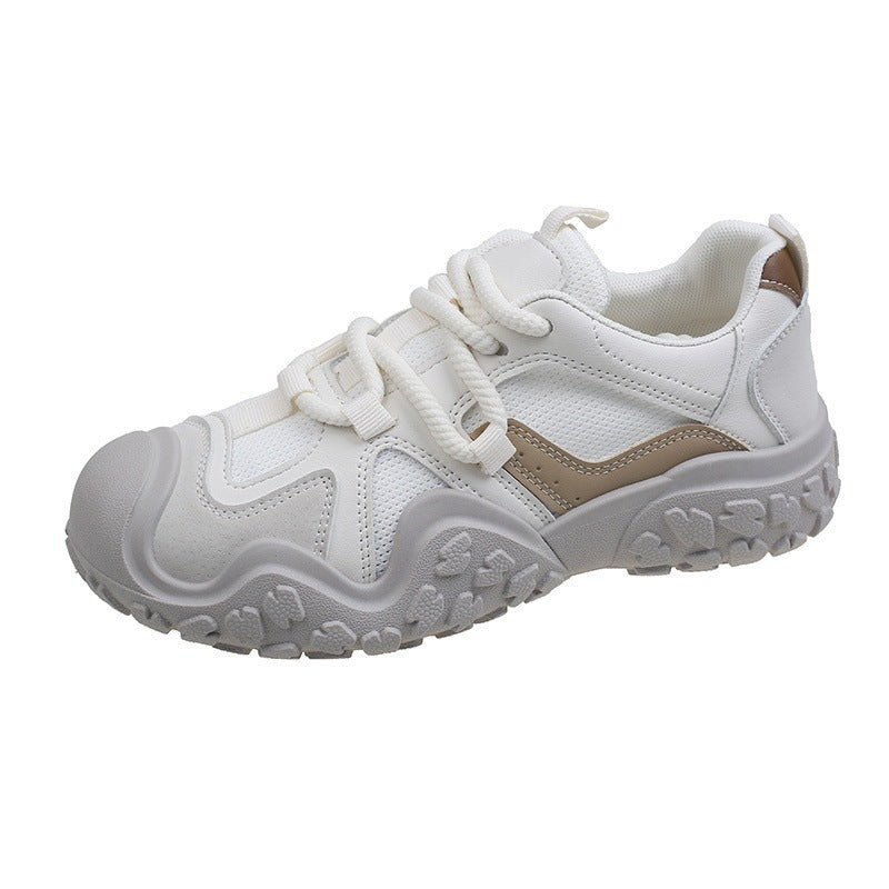 Damen sportliche Sneakers mit robustem Sohlenprofil und atmungsaktiven Materialien R&B