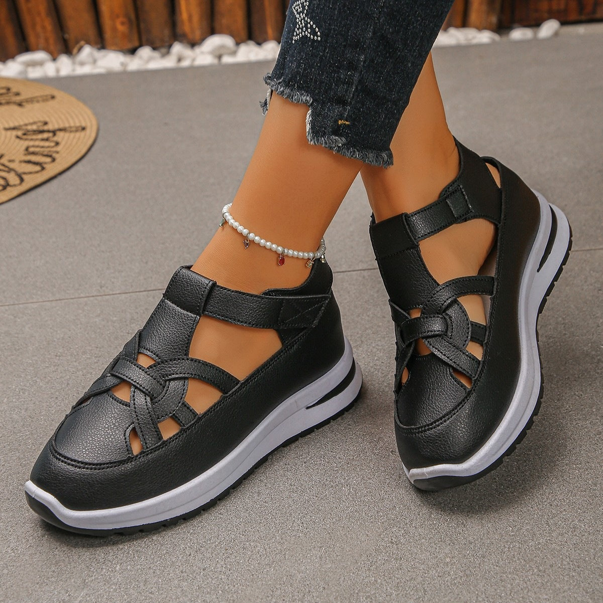 Damen Atmungsaktive und komfortable Freizeitschuhe R&B