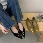 Damen elegante spitze Pumps mit dekorativen Metallakzenten R&B