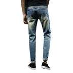 Herren modische Destroyed Jeans mit außergewöhnlichen Rissdetails R&B