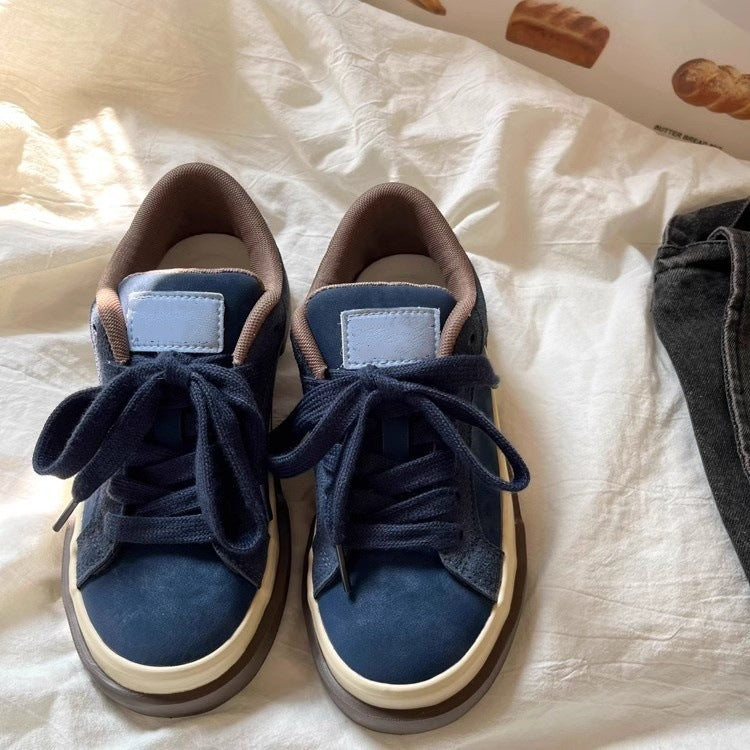 Damen Bequeme Sneaker mit weichem Leder und gepolsterter Innensohle R&B