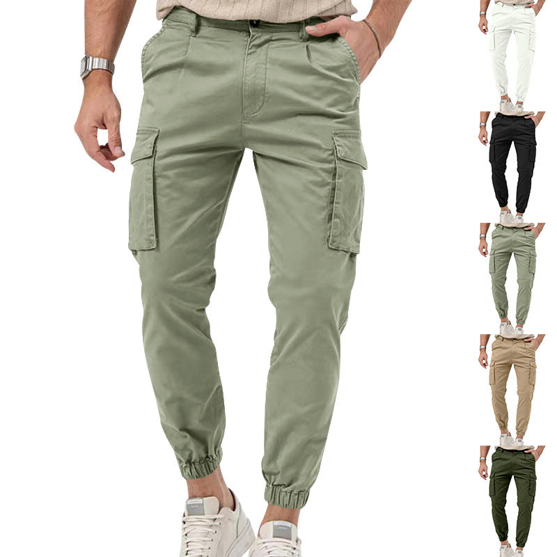 Herren Cargo-Hose mit elastischem Bund und praktischen Utility-Taschen R&B