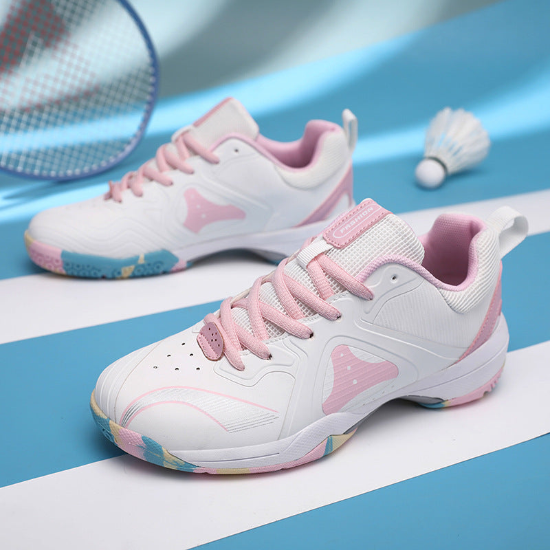 Damen Sportliche Badminton-Sneaker mit dämpfender Sohle und atmungsaktivem Obermaterial R&B