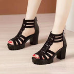 Damen Absatzsandalen mit elegantem Schnitt und detailverliR&Btem Design R&B
