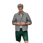 Herren leichte Sommerjacke mit innovativen Details R&B