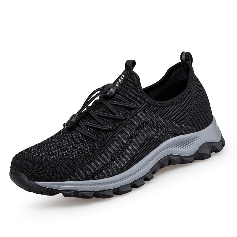 Damen Sportliche Schnürsneaker mit atmungsaktiver Struktur R&B