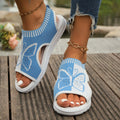 Damen Zehentrenner-Sandalen mit modischem Schmetterlingsdesign und atmungsaktivem Obermaterial R&B