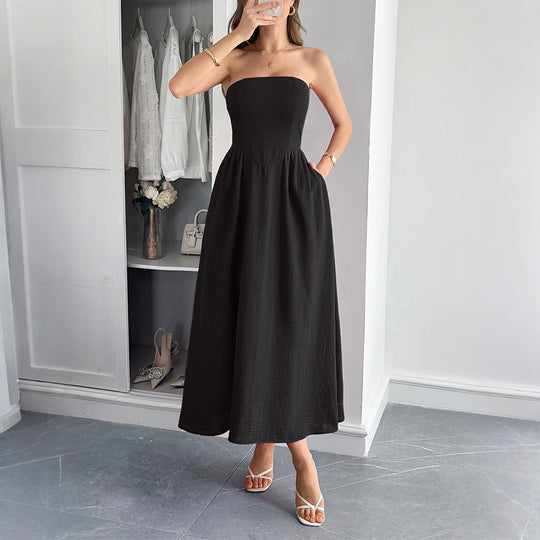 Damen Sommerliches Maxikleid im eleganten Streifenmuster R&B