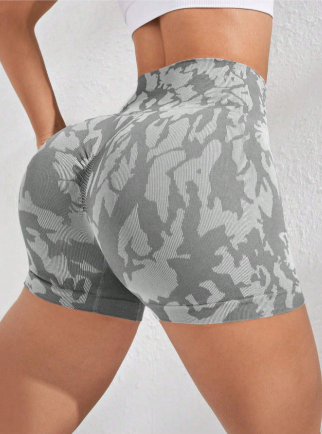 Damen Sportliche Ripp-Shorts mit hohem Bund und optimierter Passform R&B